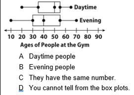 Which group has more people?-example-1