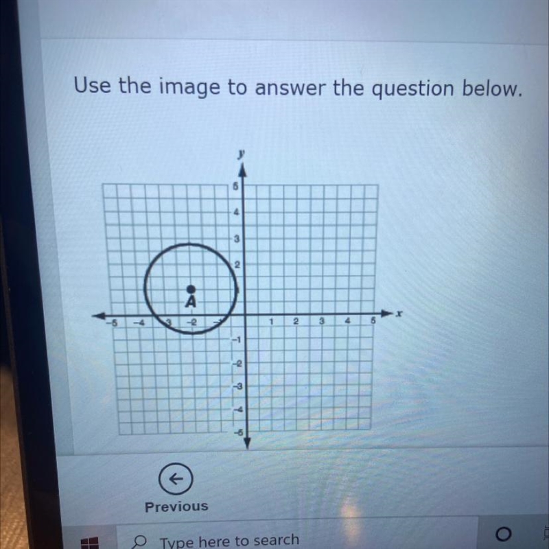 Which equation best represents circle A?-example-1