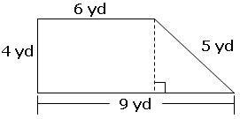 What is the area of the shape below?-example-1