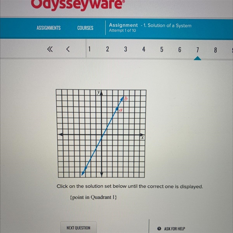 Please help -i have no clue what this is options: A. point in quadrant 1 B. infinite-example-1