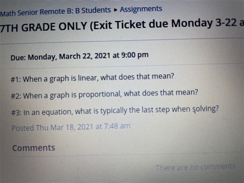 I just need these three questions fine, they should be easy, 7th grade level-example-1