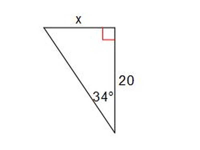 HELP Which Trig ratio should be used to find the missing side? A.Sin B.Cos C.Tan-example-1