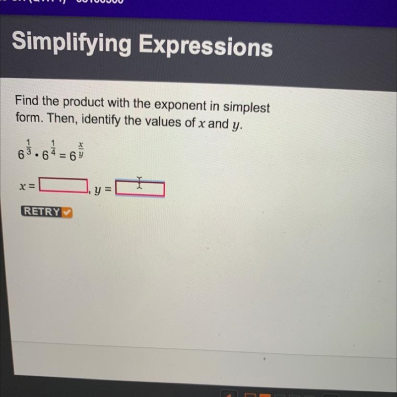 I need to know the x and y-example-1