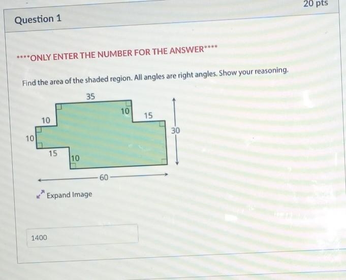 Is this correct btw I put 1400​-example-1