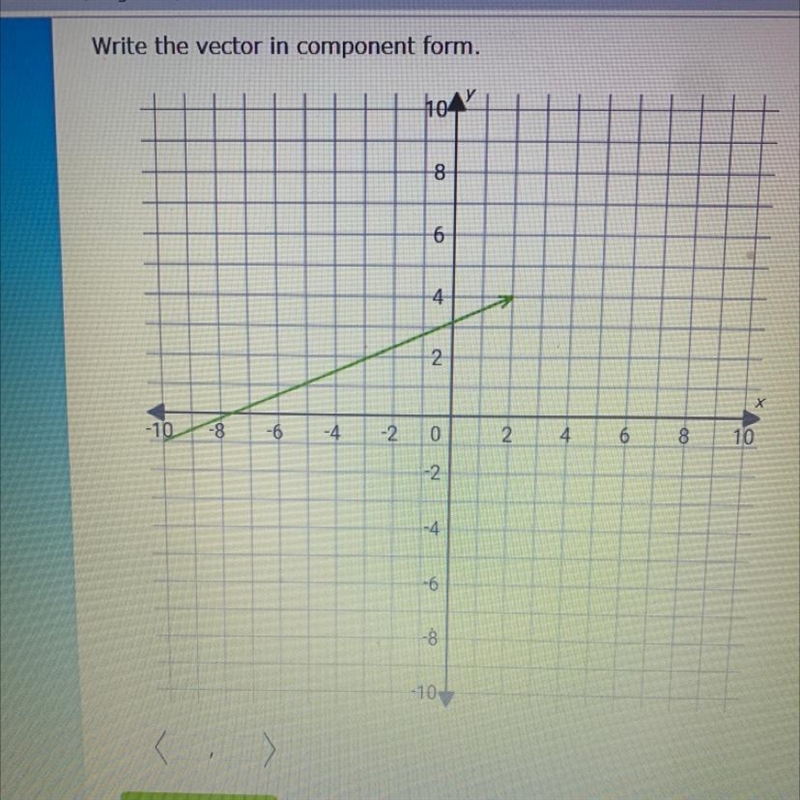 Write the vector in component form.-example-1