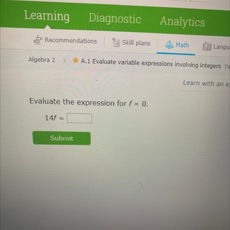 Evaluate the expression for F = 0 14f=-example-1