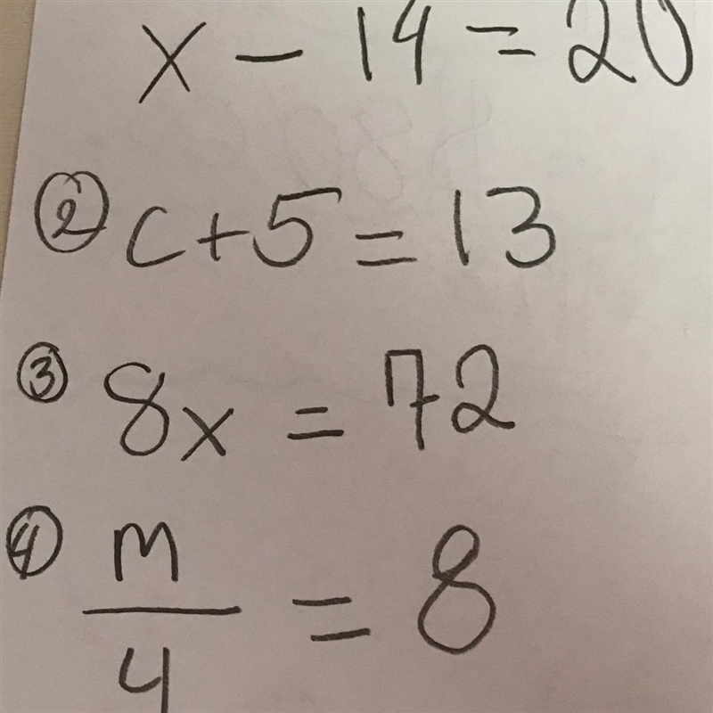 Solve each equation MUST SHOW WORK!!!! 10 points.-example-1