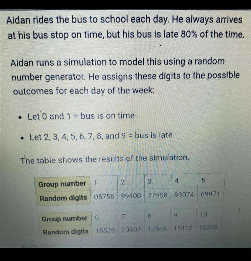 What is the estimated probability that Aidan's bus will be late every day next week-example-1