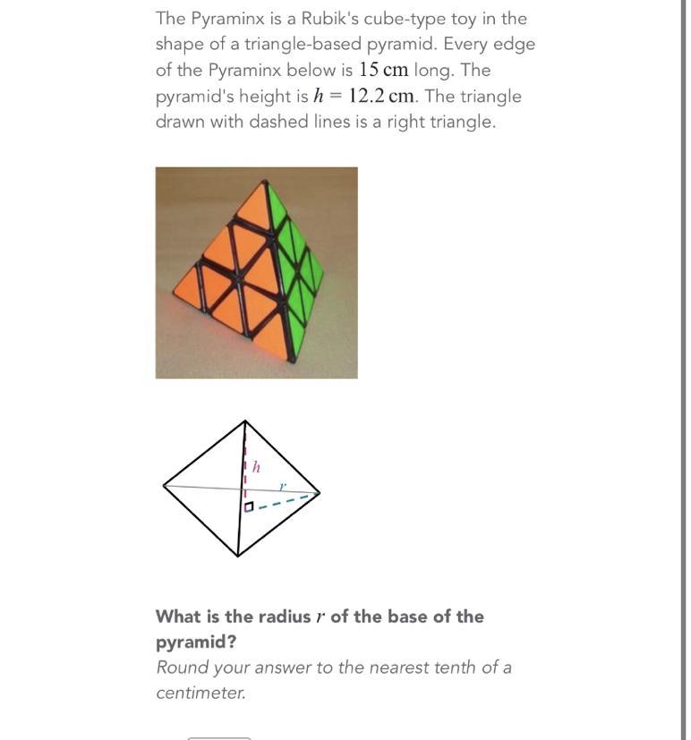 What is the diameter or the radius? Please help-example-1