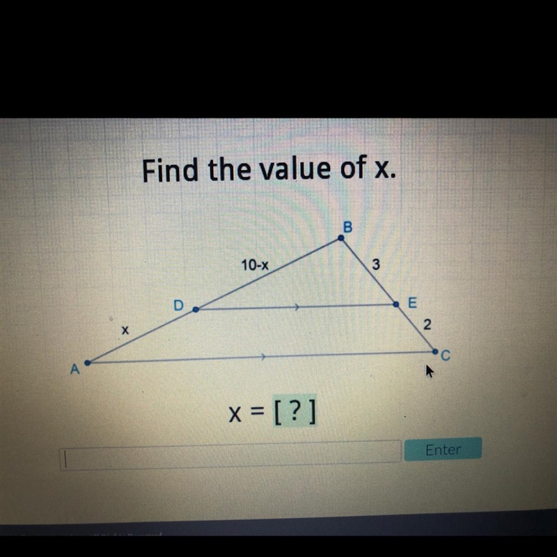 Find the value of x.-example-1