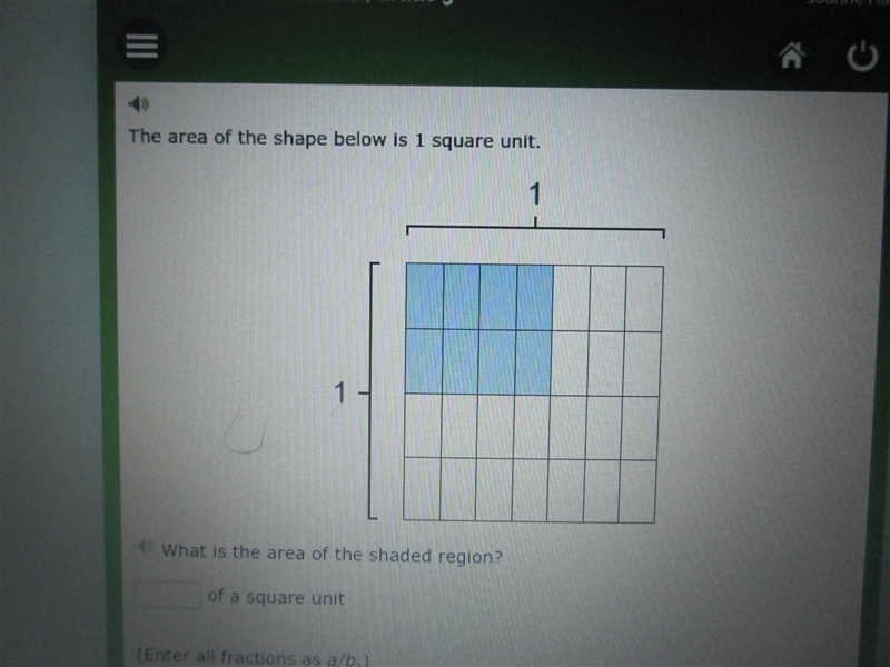 Need help please. What is the area of the shaded region. Thank you so much.-example-1