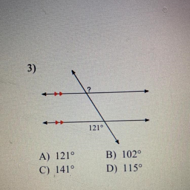 A) 121 B) 102 C) 141 D) 115-example-1