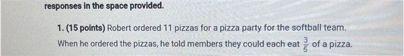 C. 20 people show up to the party, and Robert decides to give them each the same amount-example-1