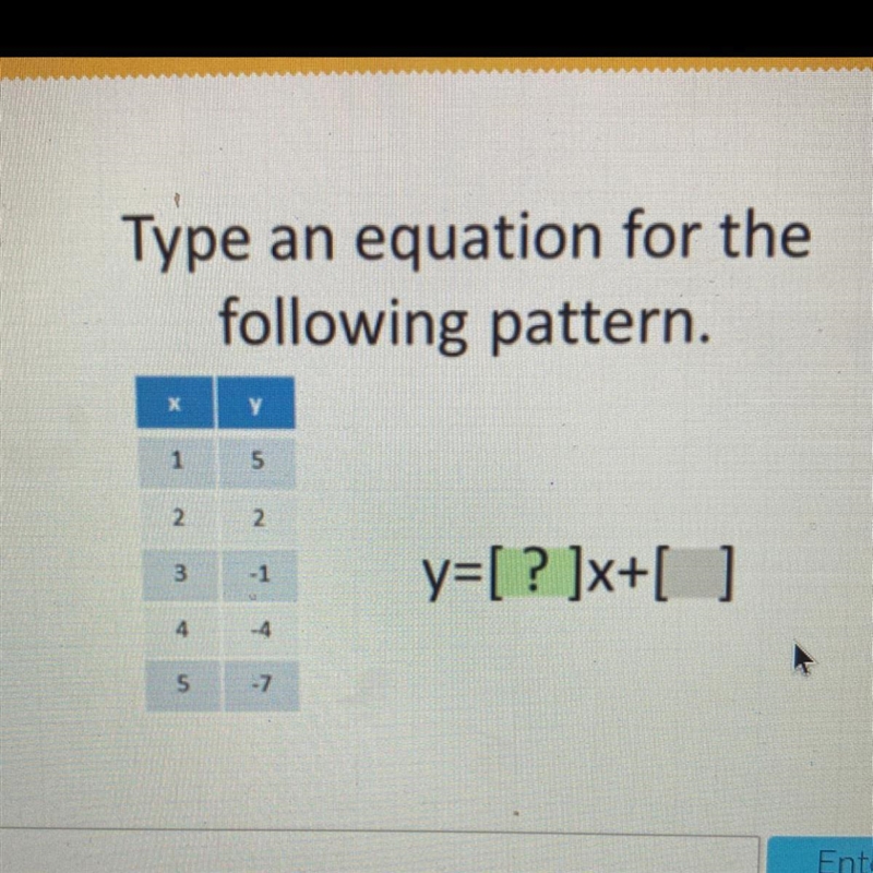 Type an equation for the following pattern Help meee help meee help mee-example-1