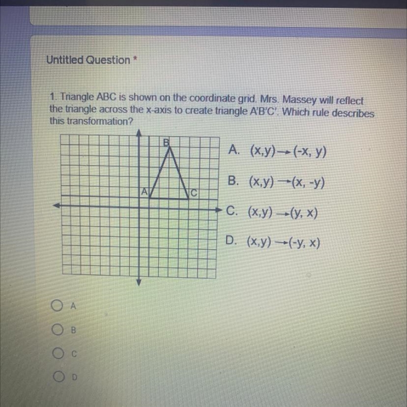 PLEASE HELP ILL GIVE YOU THE BRIANLYEST ANSWER ABC is shown on the coordinate gridMrs-example-1