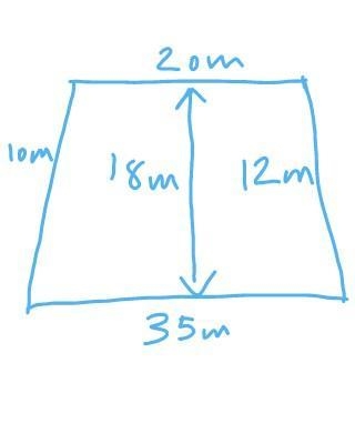 Fred the farmer had a piece of land shown in which he planted vegetables. i) calculate-example-1