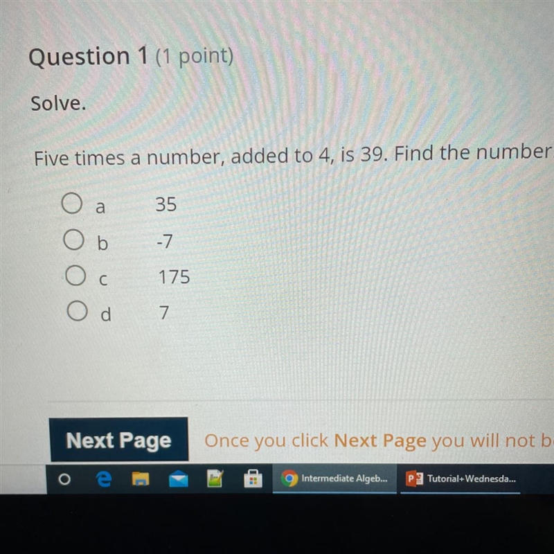 My exam, does any one know the answer-example-1