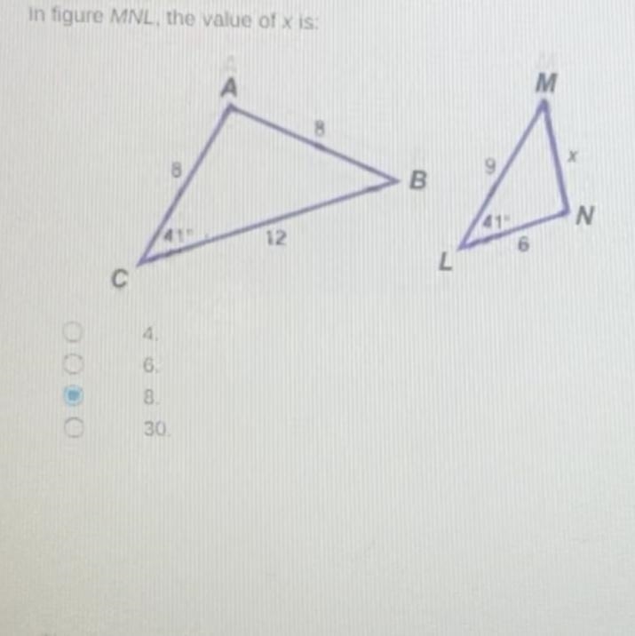 What is the value of x of MNL??-example-1