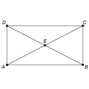 ​ Quadrilateral ABCD is a rectangle. BE=4x+3 and AC=12x−10. What is BE? Enter your-example-1