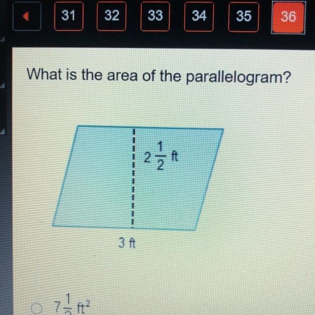 20 points!! A. 7 1/2 ft B. 9 ft C. 10 1/2 ft D. 12 ft.-example-1