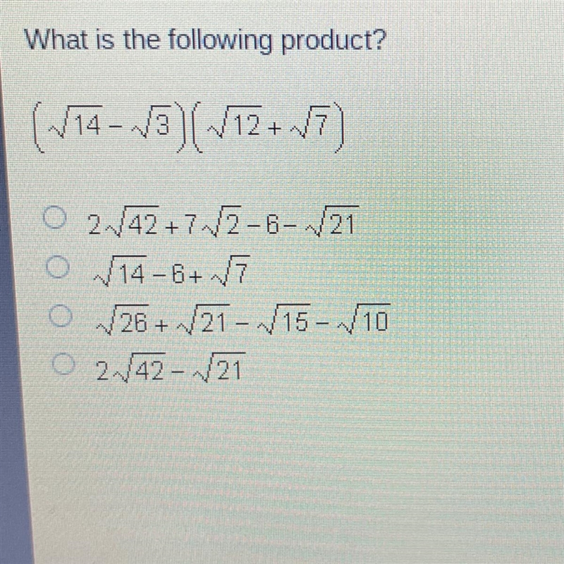 What is the following product?-example-1