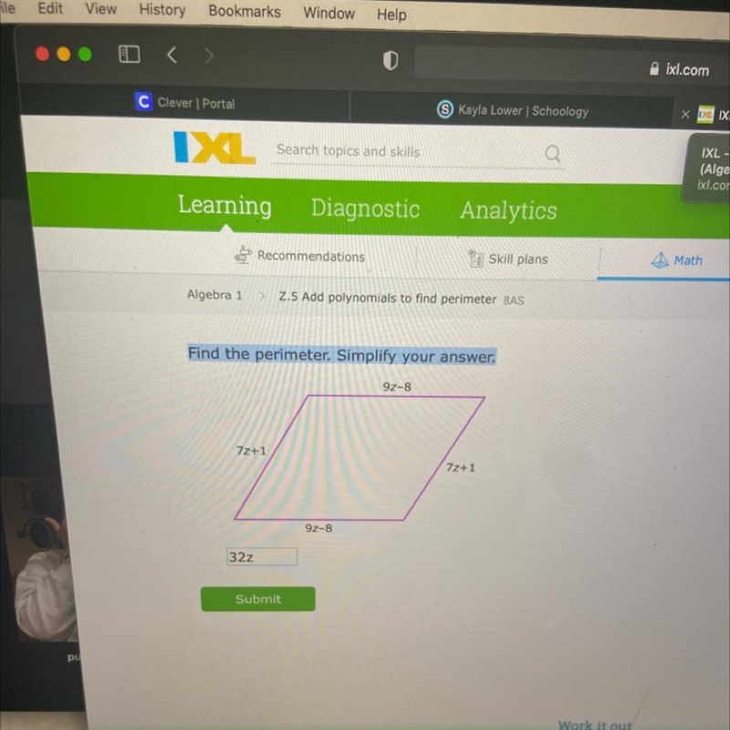 Find the perimeter and simplify your answer-example-1