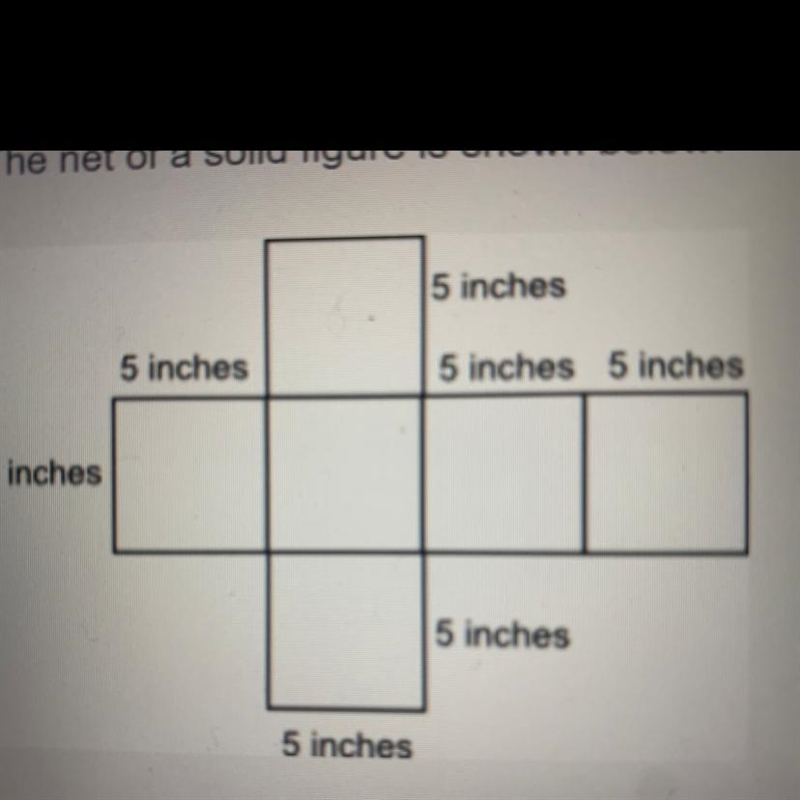 Which calculation will give the total surface area of the solid figure? 5 x 6 x 6 square-example-1