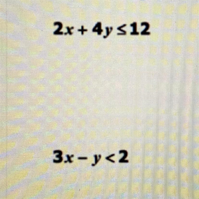 Which ordered pair is a solution to the following system of inequalities? A. (-3,2) B-example-1