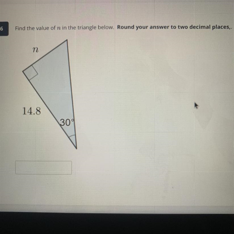 Can someone help me find the value of N in the triangle and round the answer to two-example-1