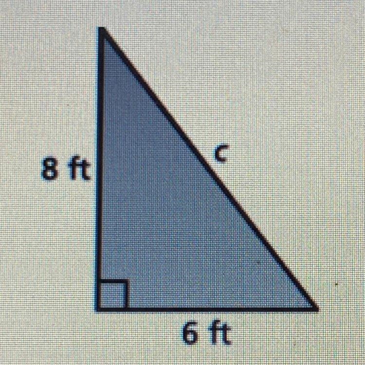 Find the length of the missing side.-example-1