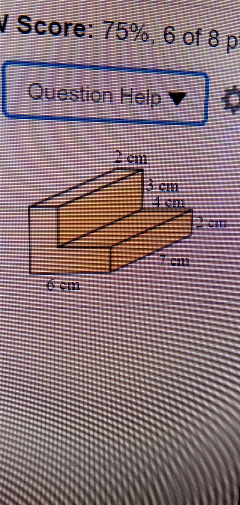 Find the volume of the composite space figure to the right to the nearest whole number-example-1