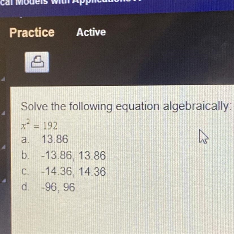 Solve the following equation algebraically ? please !-example-1