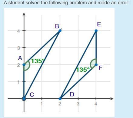 PLEASE HELP!!! In which line did the student make the first mistake? (4 points) Select-example-1