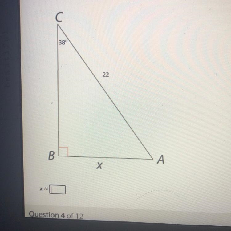 Find the value of x......-example-1