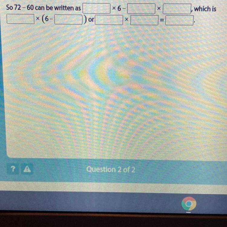 The GCF of 72 and 60 is 12 plz hurry I need it done today!!!-example-1