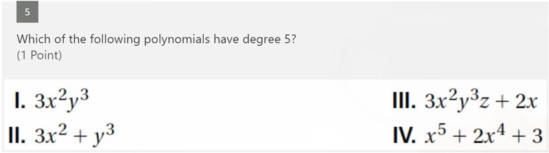 Which of the following polynomials have degree 5?-example-1