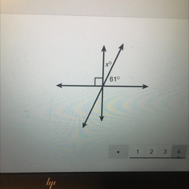 What is the value of X in the figure? Enter your answer in the box. X=-example-1