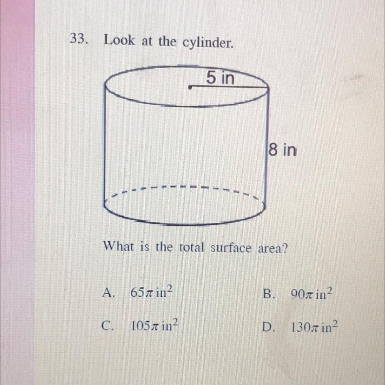 Look at the cylinder. What is the total surface area?-example-1