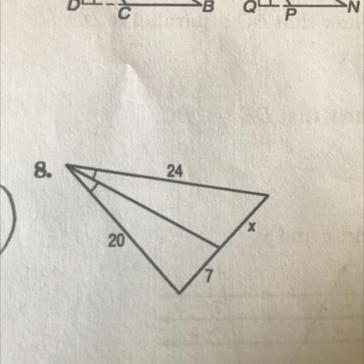 Use the given information to find x-example-1