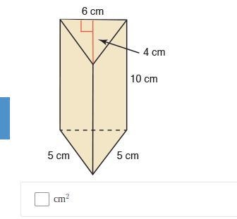 Find the surface area of the prism.-example-1