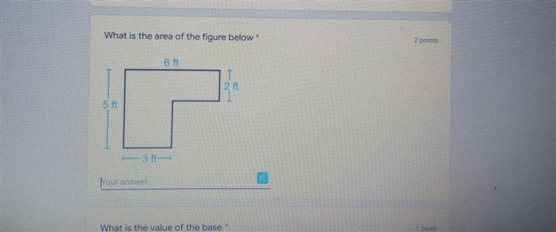 What is the area of the figure below​-example-1