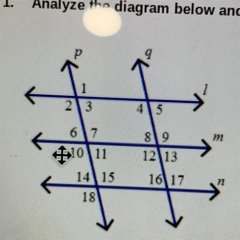 Use the information angle 8 is congruent to angle 11 to determine which lines are-example-1