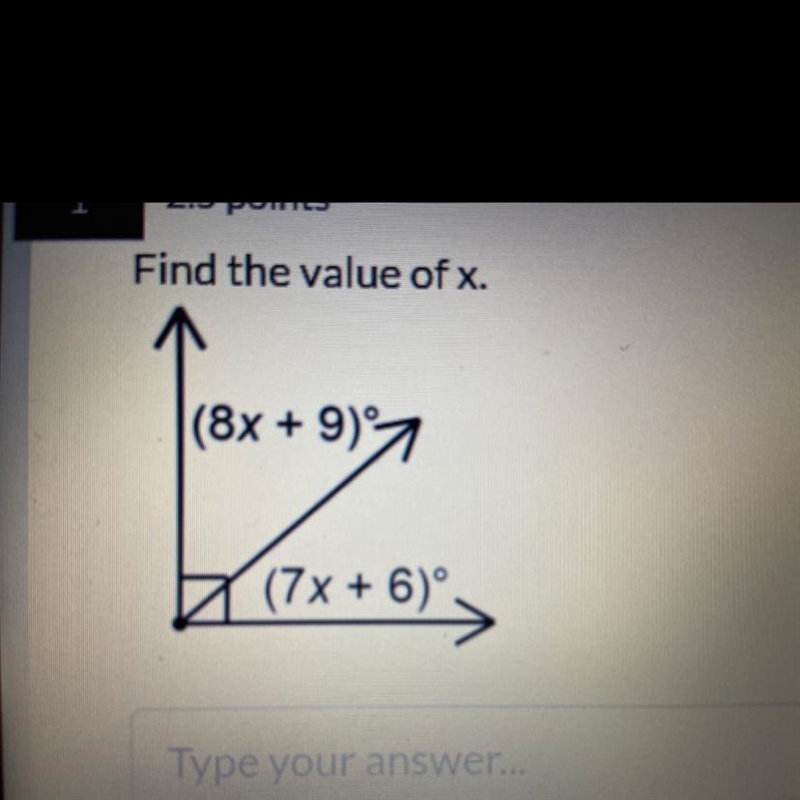 Find the value of x please!!-example-1