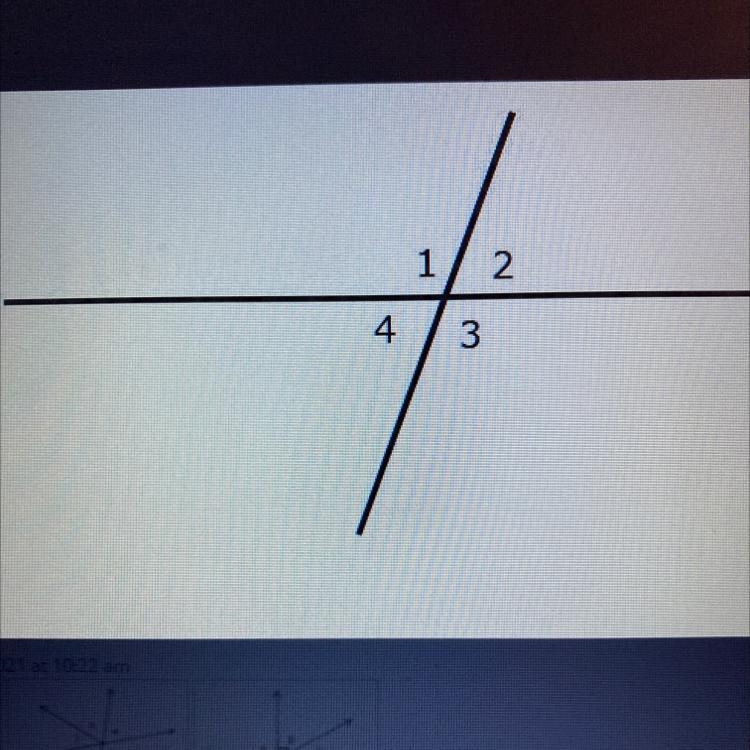 Are there any supplementary, vertical, or complimentary angles? If so wich ones-example-1