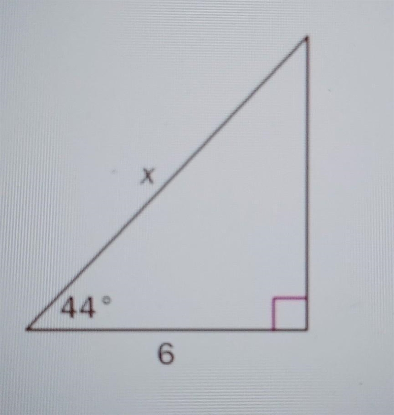 Find the value of x to the nearest tenth​-example-1