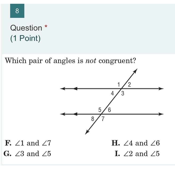 Which pair isn’t congruent help me out ✏️-example-1