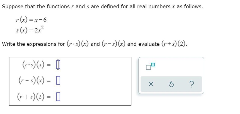 Help with solving this Functions problem-example-1