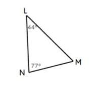 What is the missing angle in the triangle?-example-1