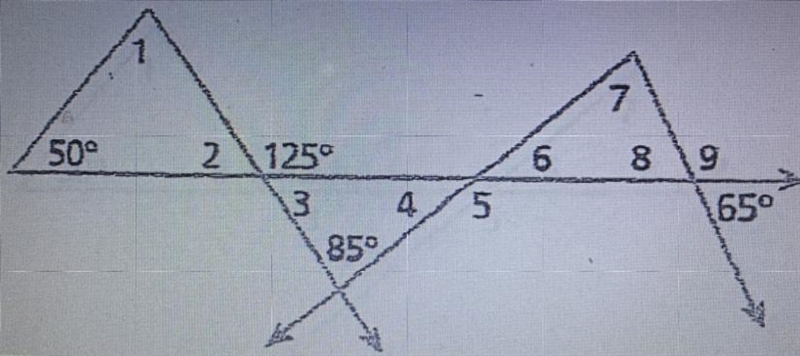 Please describe the process for solving for measure of angle # 7 WITHOUT USING NUMERIC-example-1