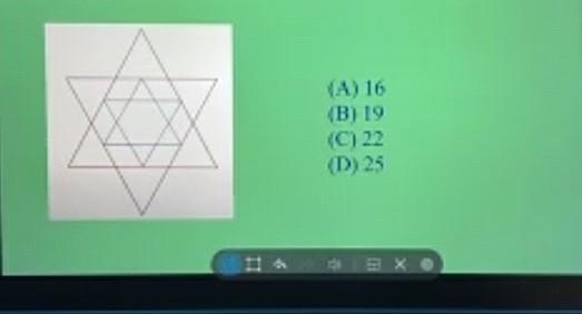 Count the numbers of triangles in the figures​-example-1